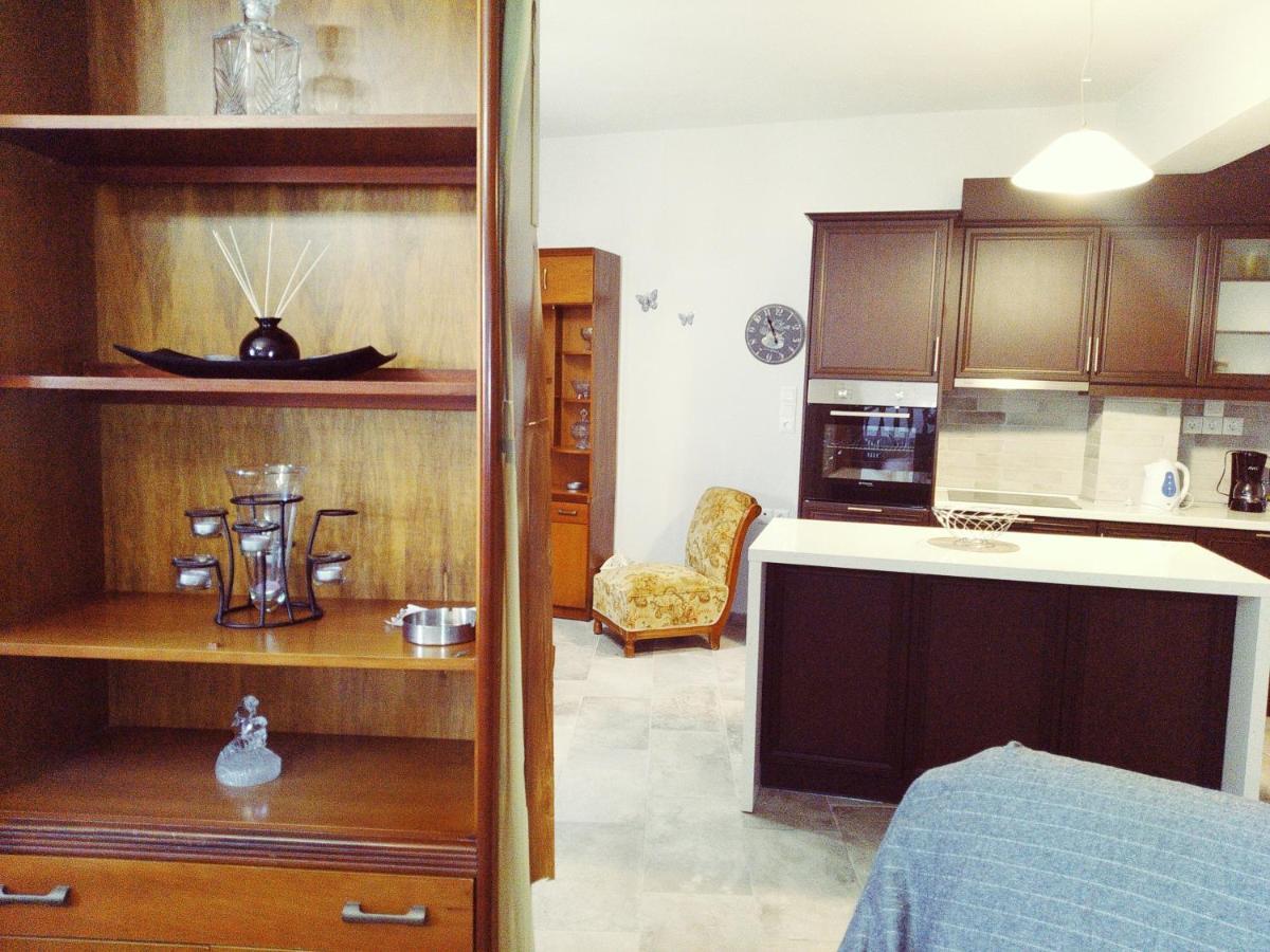 Traditional Panoramic Sea View House Lákones エクステリア 写真