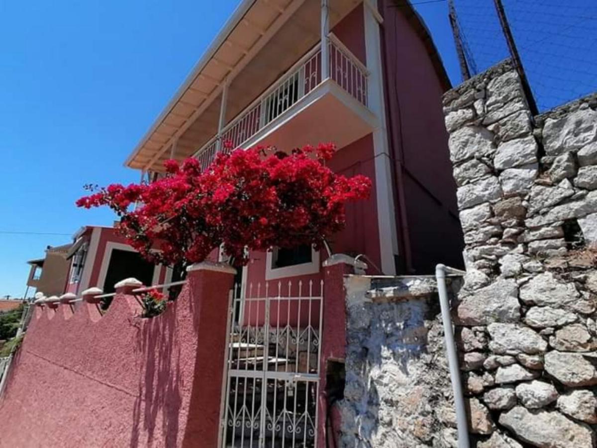 Traditional Panoramic Sea View House Lákones エクステリア 写真