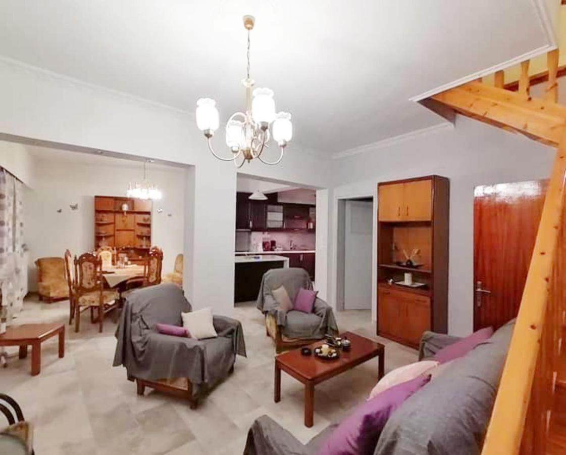 Traditional Panoramic Sea View House Lákones エクステリア 写真