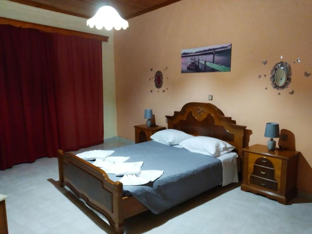 Traditional Panoramic Sea View House Lákones エクステリア 写真